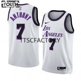Dres Los Angeles Lakers Carmelo Anthony 7 Nike 2022-23 City Edition Bijela Swingman - Dječji